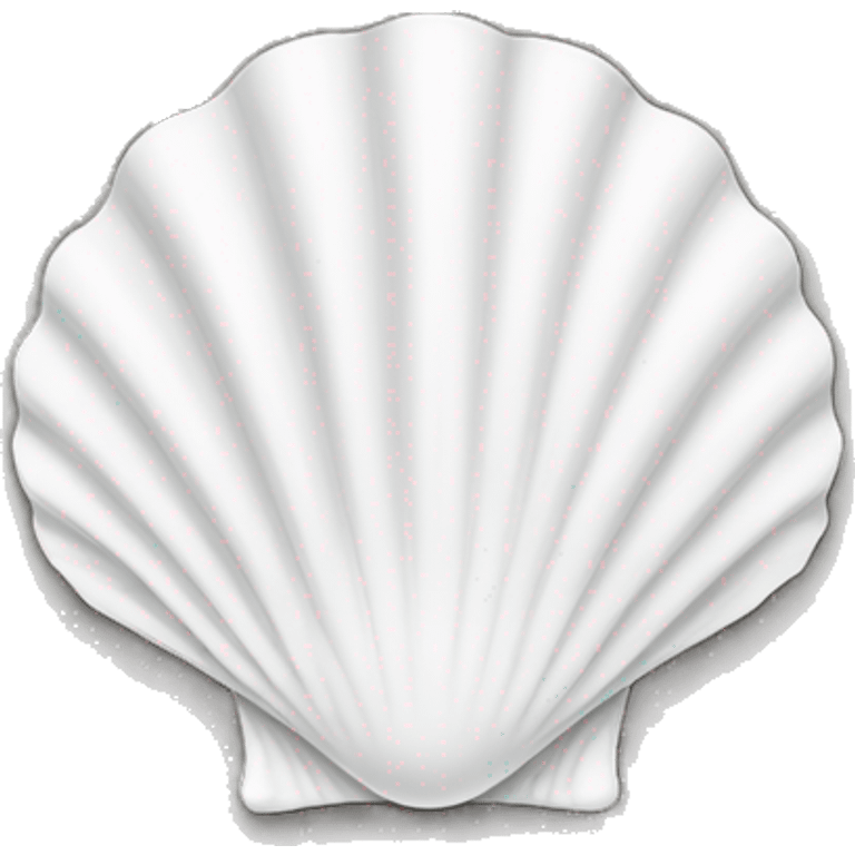 Scallop Shell white emoji