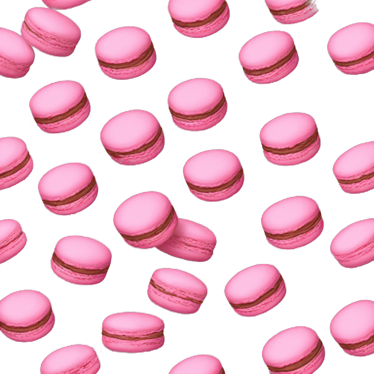 pink macaroon emoji