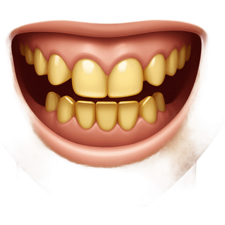 Gold tooth grill emoji