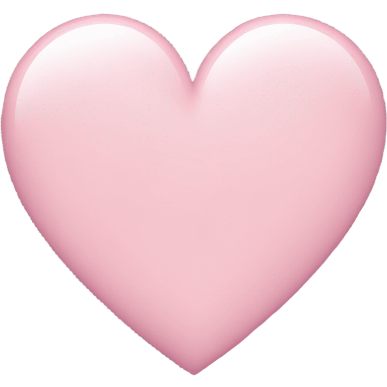 Light pink heart emoji