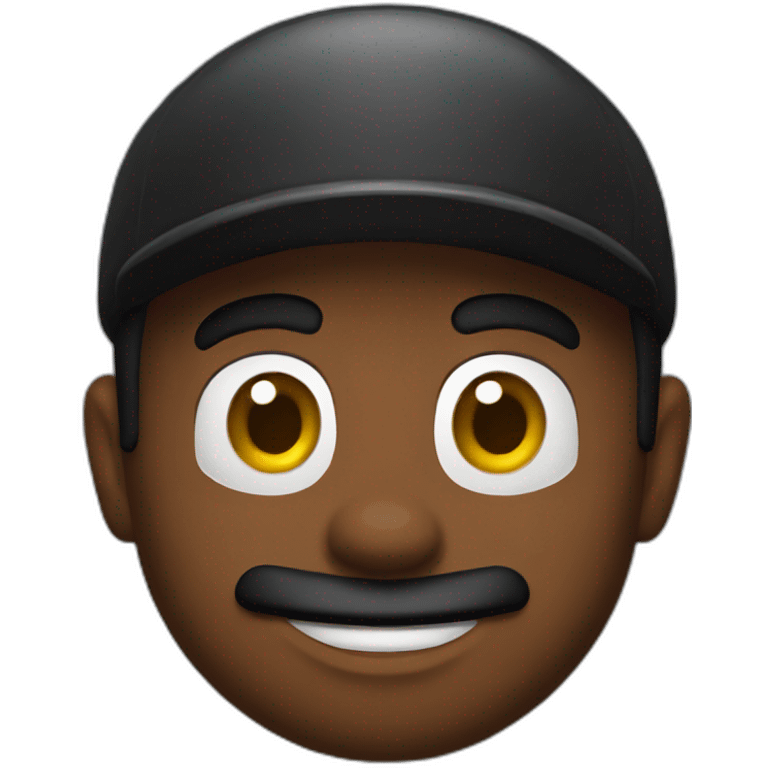 Black mario emoji