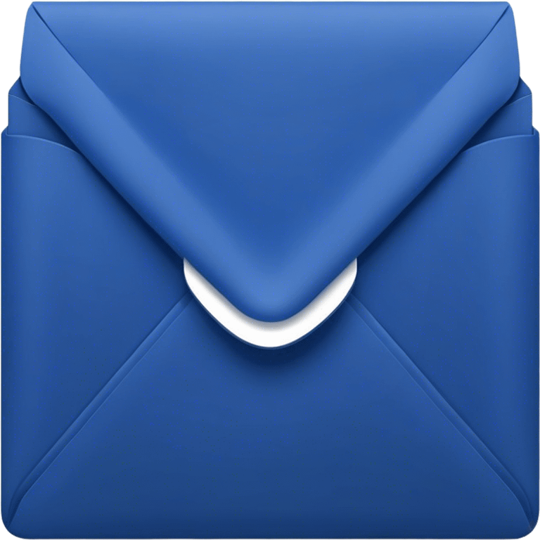 dark blue 
envelope emoji