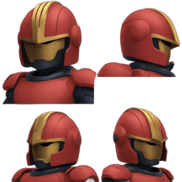 Char aznable with helmet thumbs up emoji