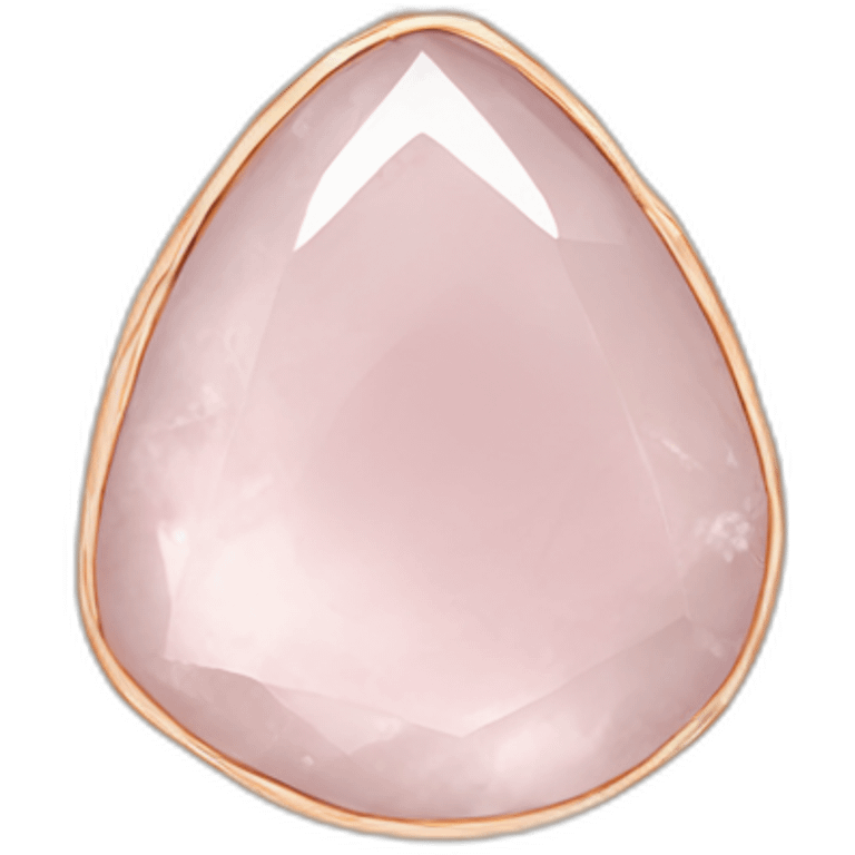 rose quartz necklace emoji