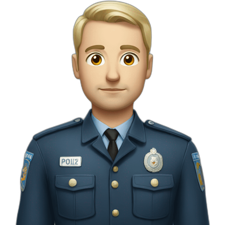 russian police man emoji