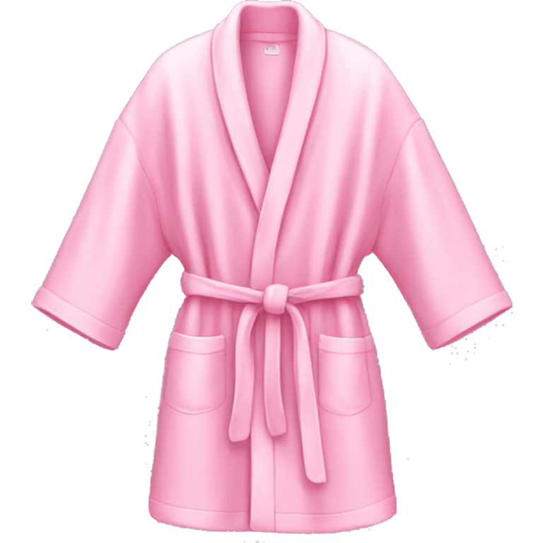 Light pink bathroom robe emoji