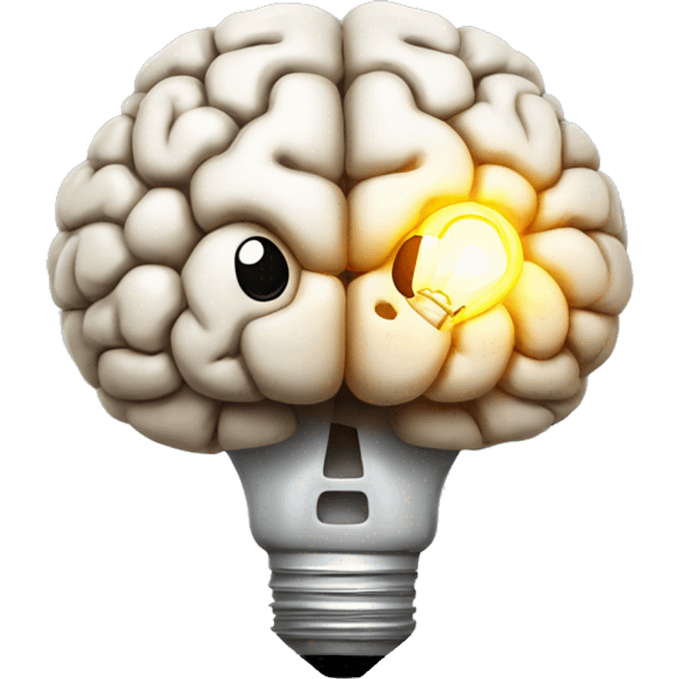 brain with a light bulb emoji