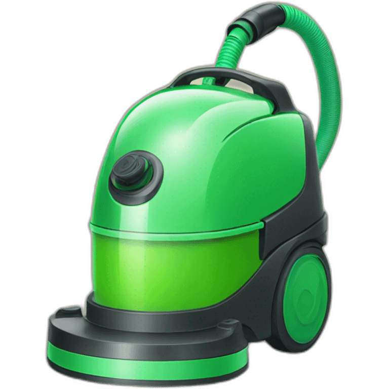 green vacuum cleaner emoji