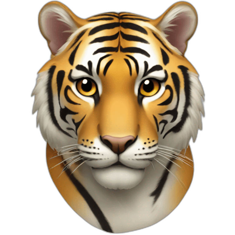 Murciélago color tigre emoji