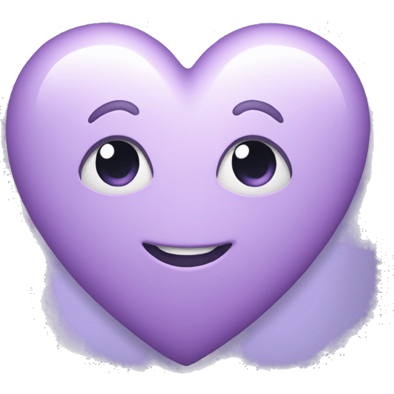 Light purple heart emoji