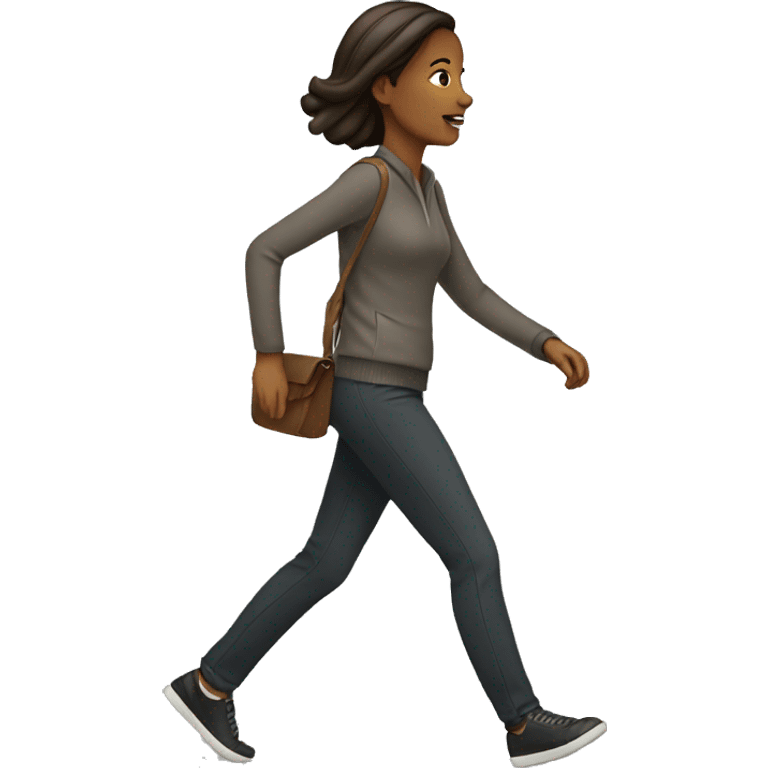 a woman walking emoji