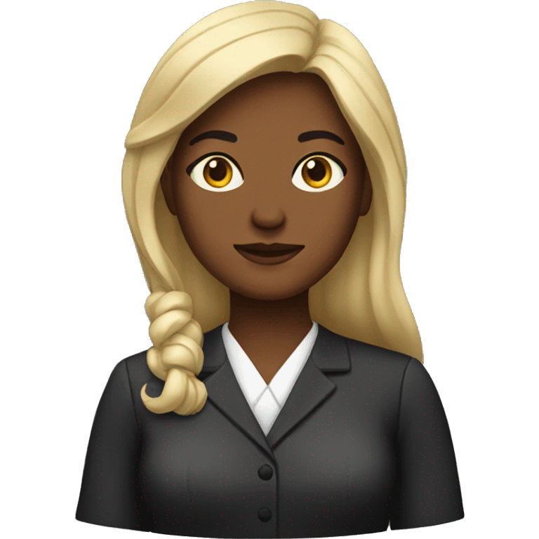 Female lawyer  emoji