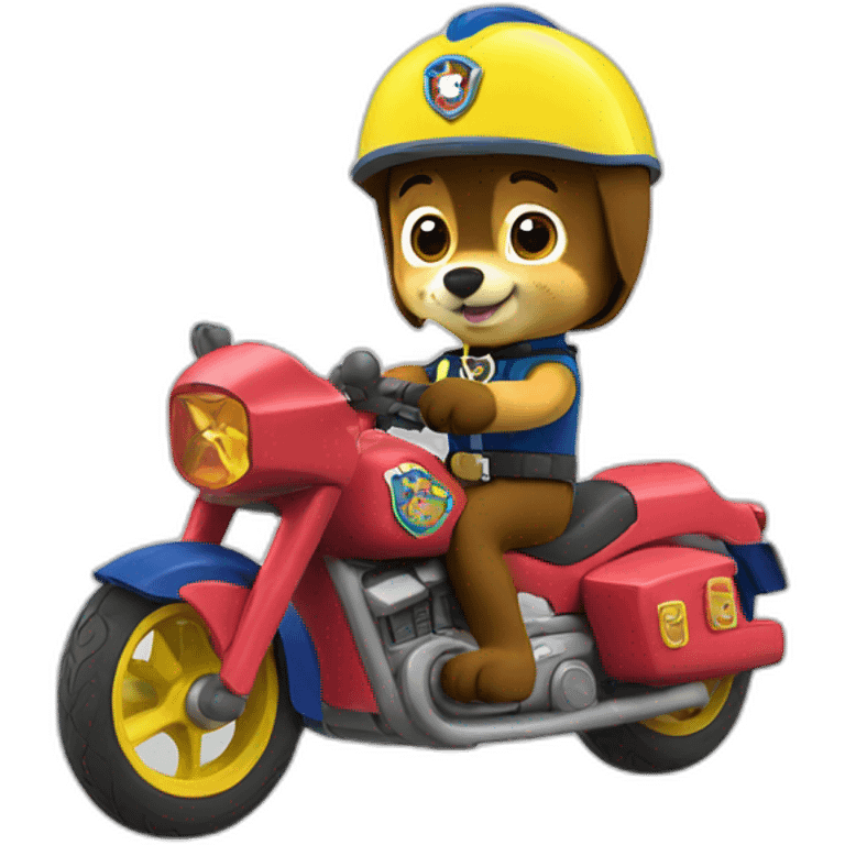 Rider de la Paw patrol emoji