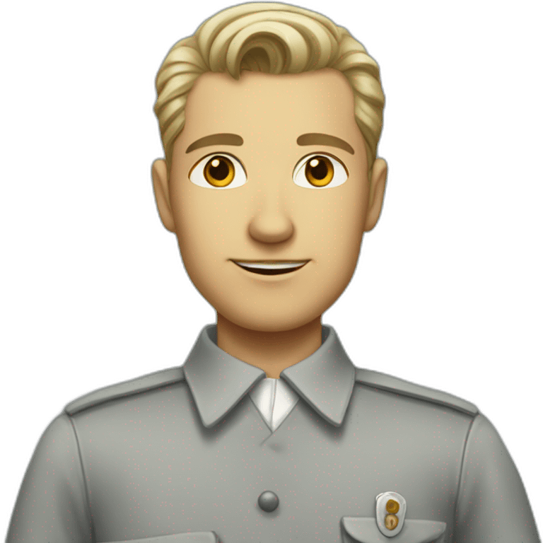 1950s prison uniform emoji