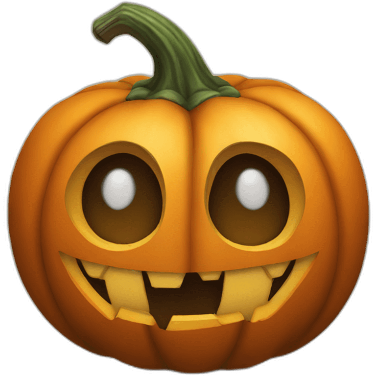 pumpkin for halloween emoji