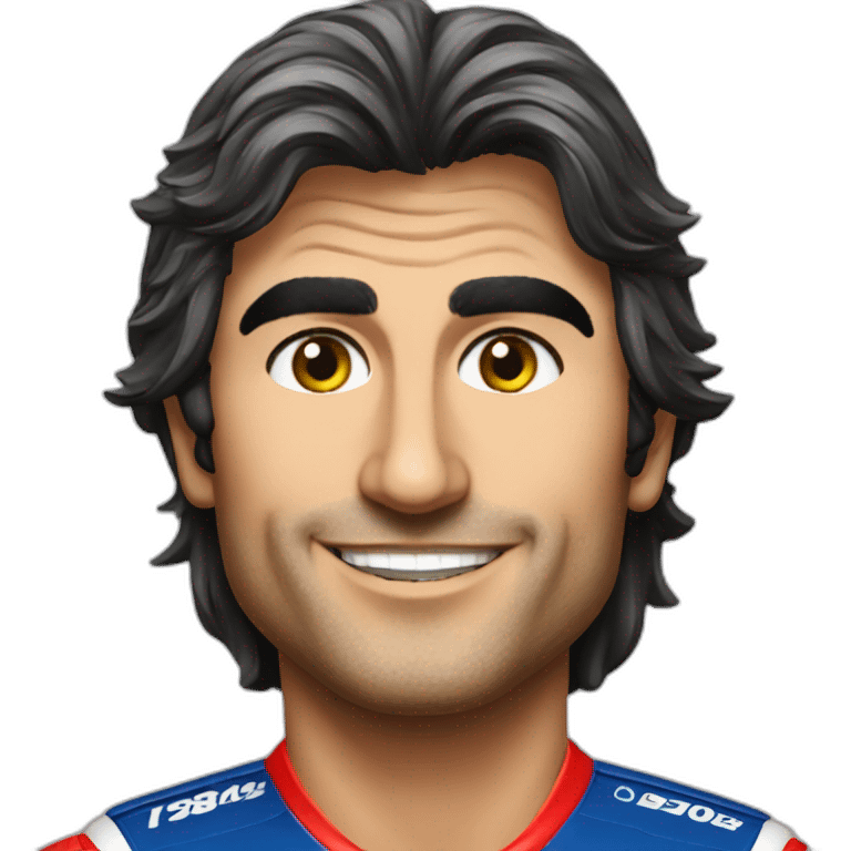 Carlos sainz in a ferrari emoji