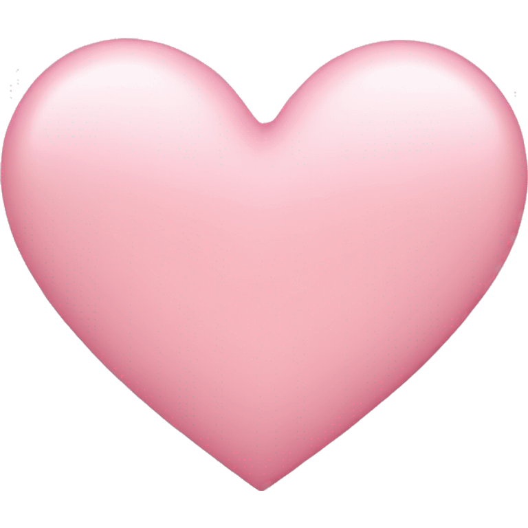 Light pink heart  emoji