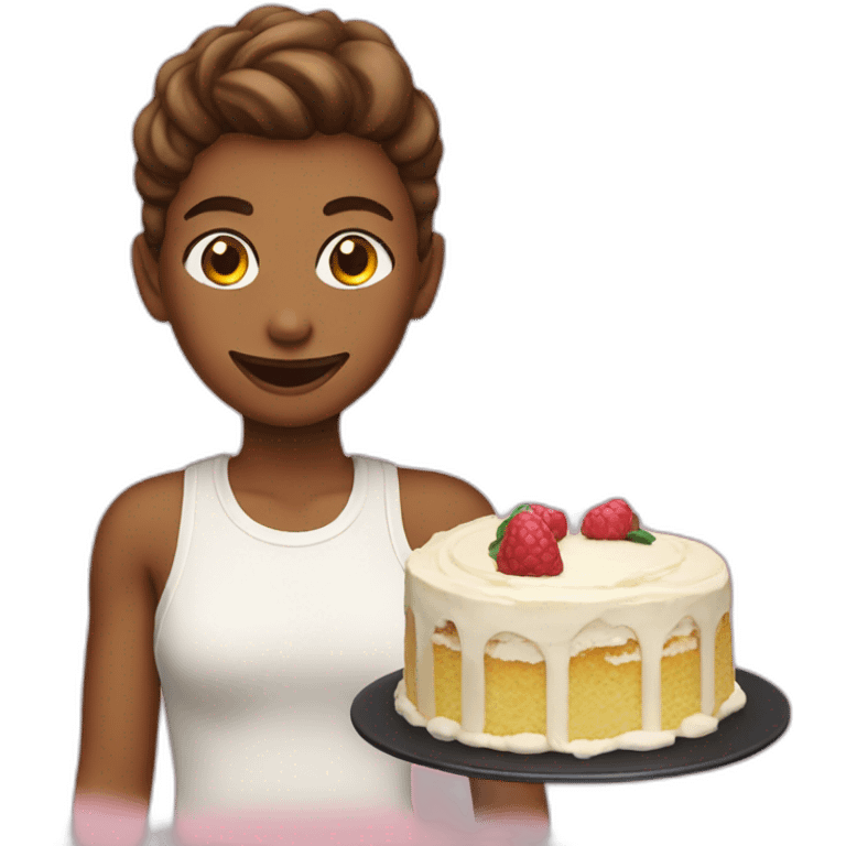 Vanilla bliss Cake emoji