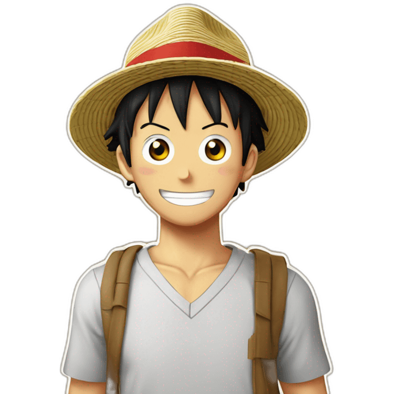 Luffy au chapeau de paille rencontre Cristiano Ronaldo emoji