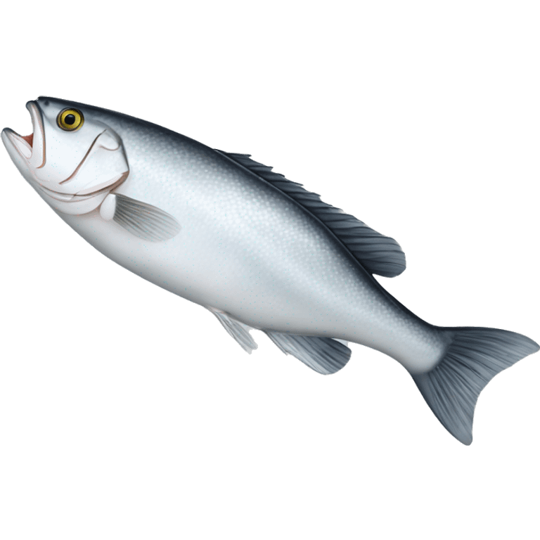 Pacific cod fillet with silver skin emoji