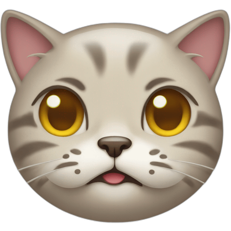 A cat is crying emoji