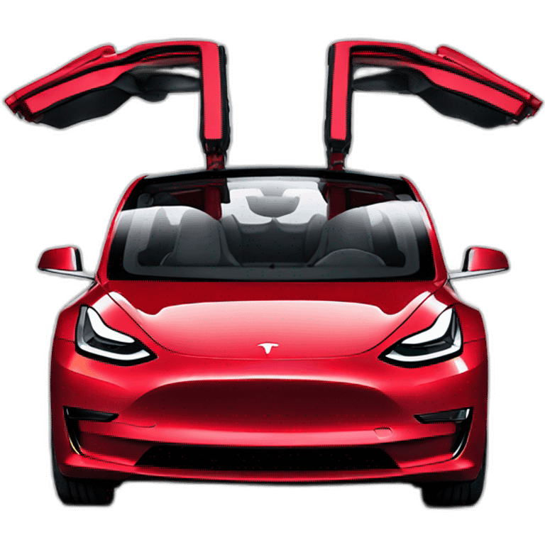 Tesla model 3 emoji