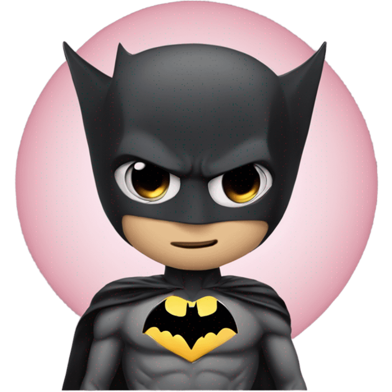 batman with à fond heart emoji