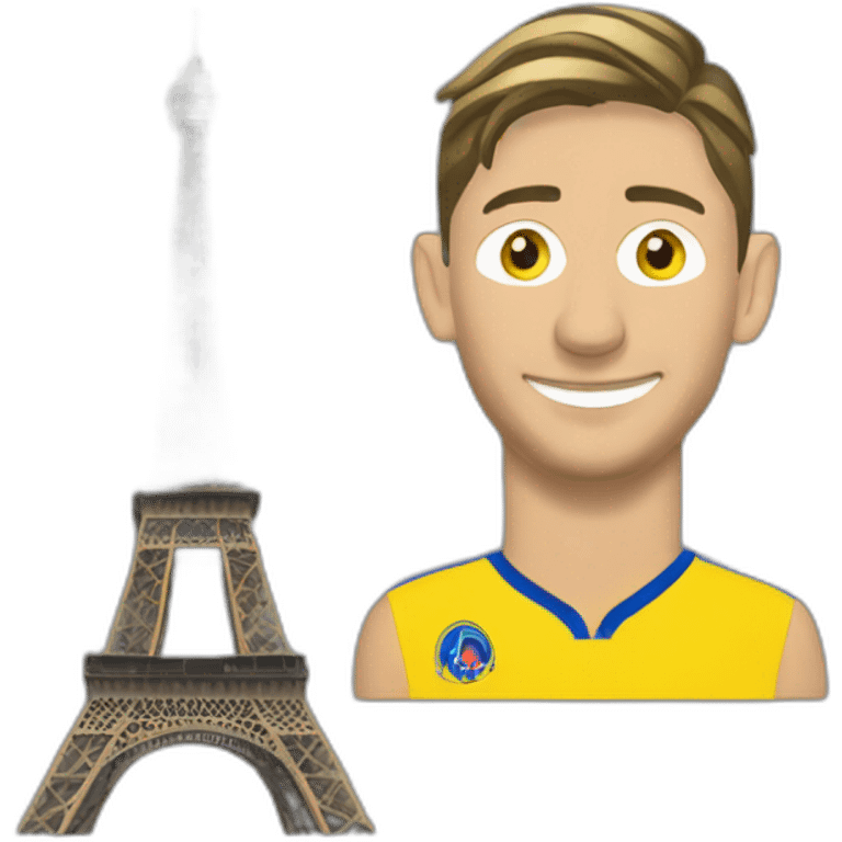 emiliano sala à la tour eiffel  emoji