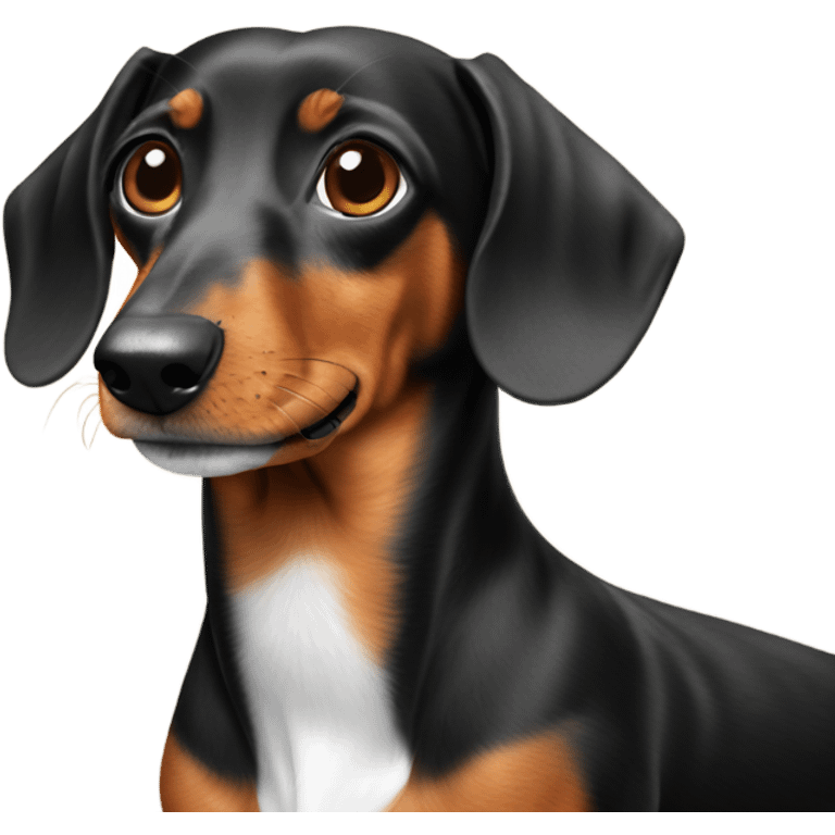 Dog dachshund grei  emoji