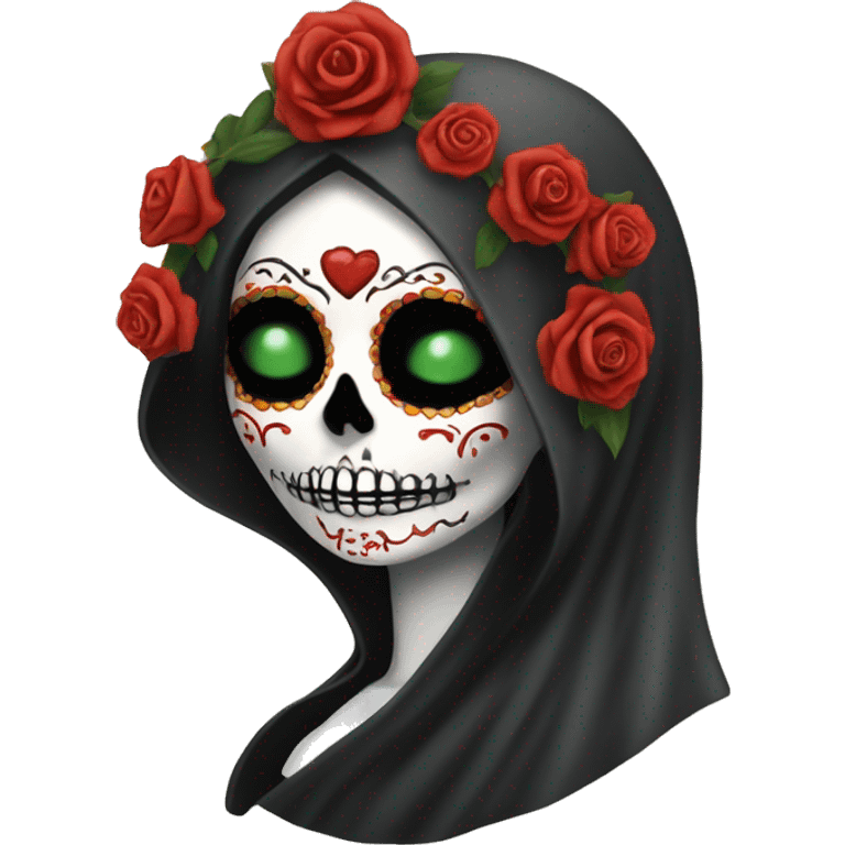 The goddess of death, santa muerta emoji