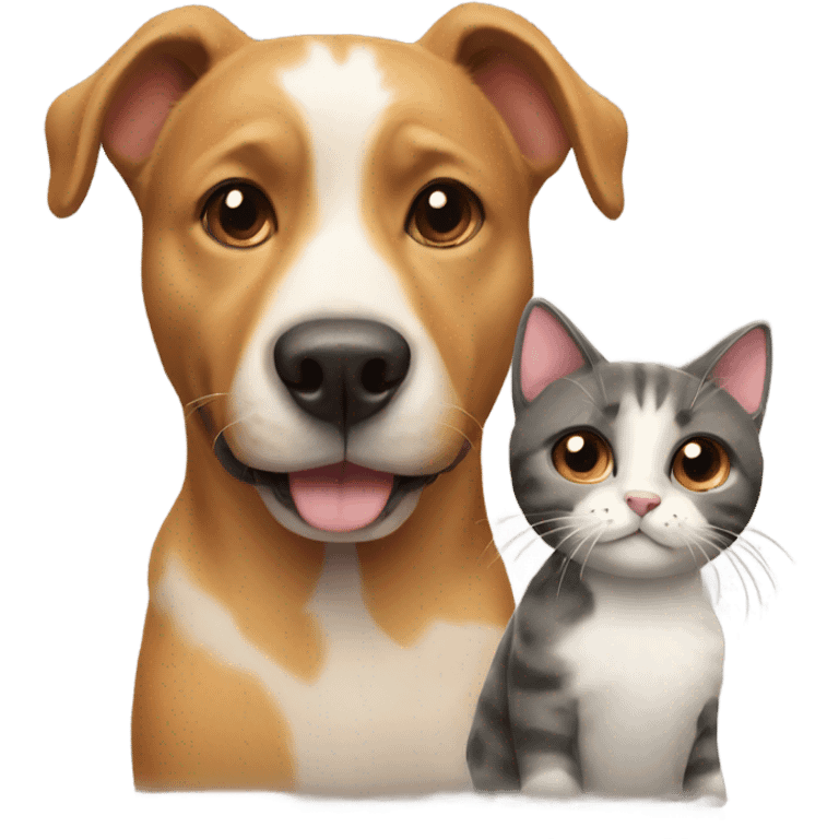 Dog and cat emoji