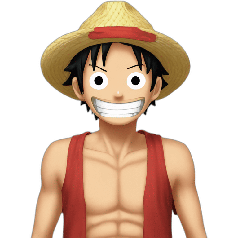 Luffy one piece emoji