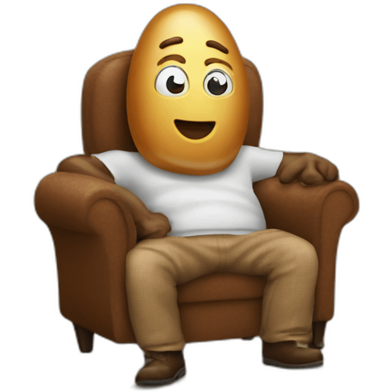 Couch potato emoji