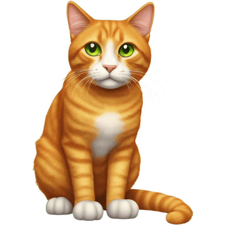 hungry ginger cat emoji