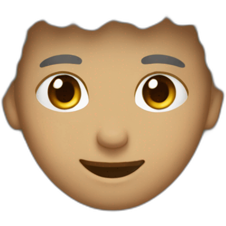 Kluk s afro účesem a pilou v ruce emoji