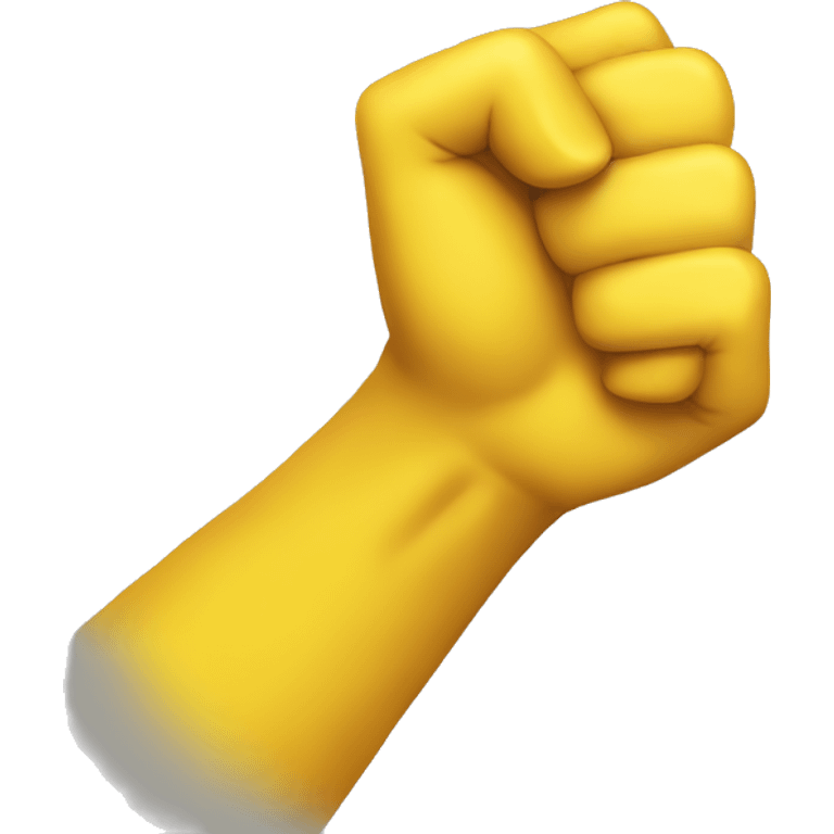 strong yellow femme arm emoji