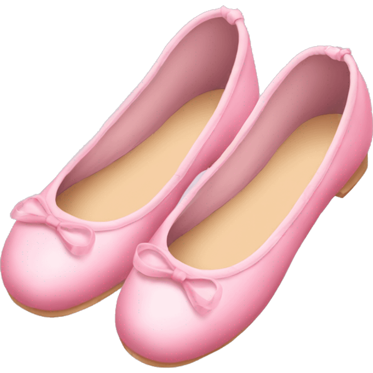 A pair of pink Ballerina shoes emoji