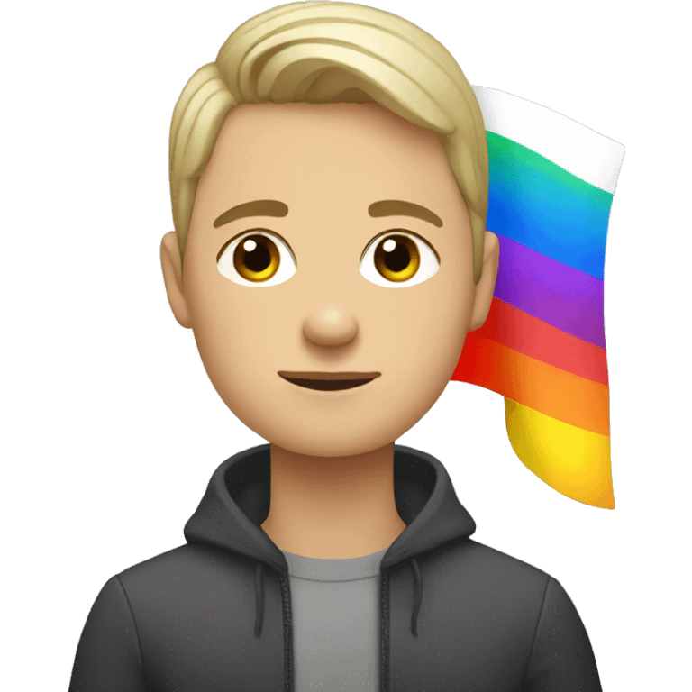 Lgbtq+ person in russia emoji