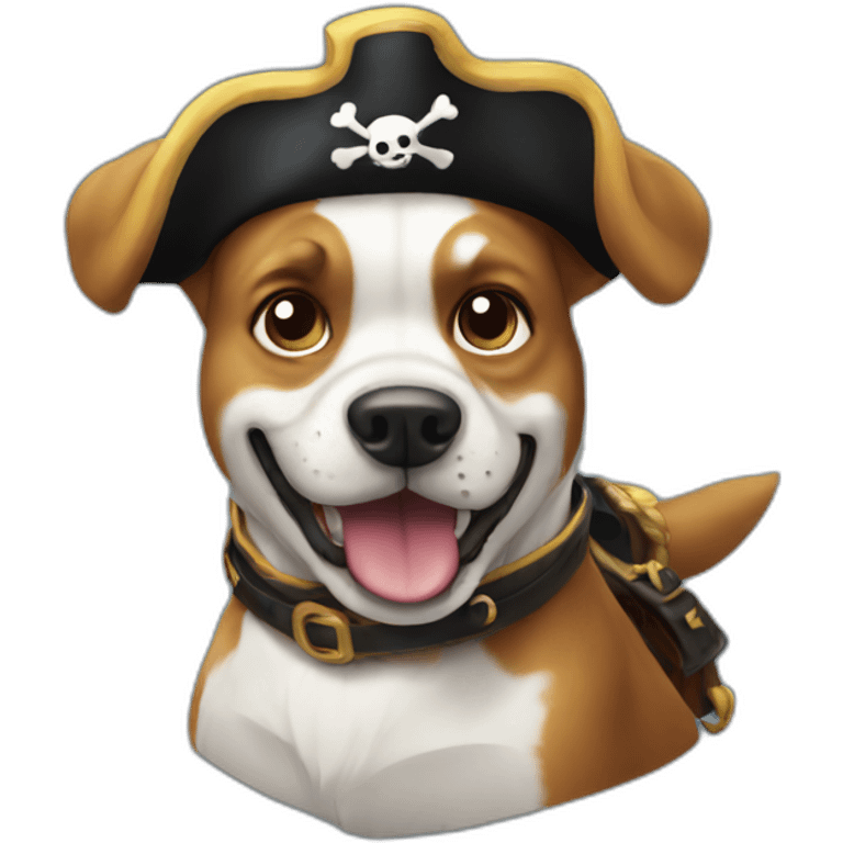 pirate dog emoji