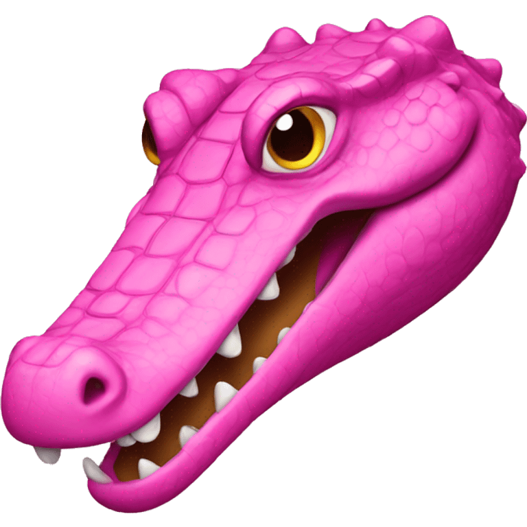 pink crocodile  emoji