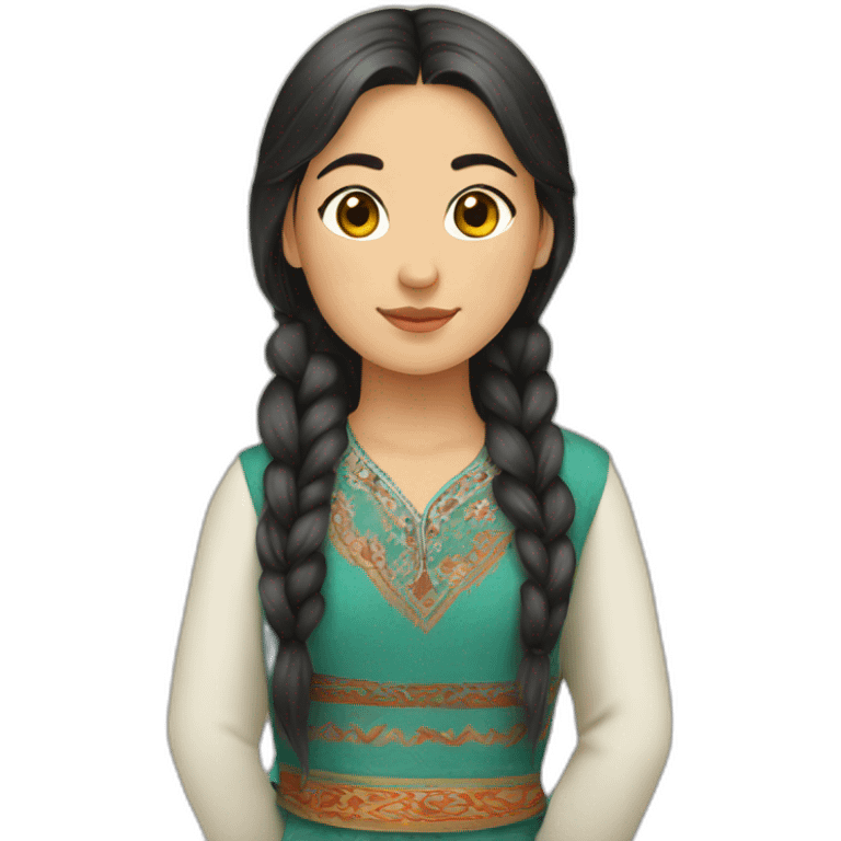 Uzbek girl emoji