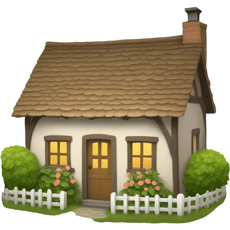 Quaint cottage emoji