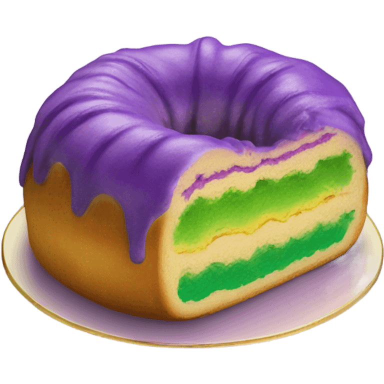 King cake emoji