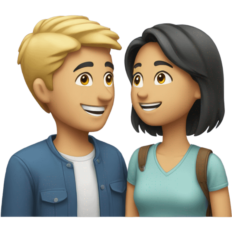 smiling couple  emoji