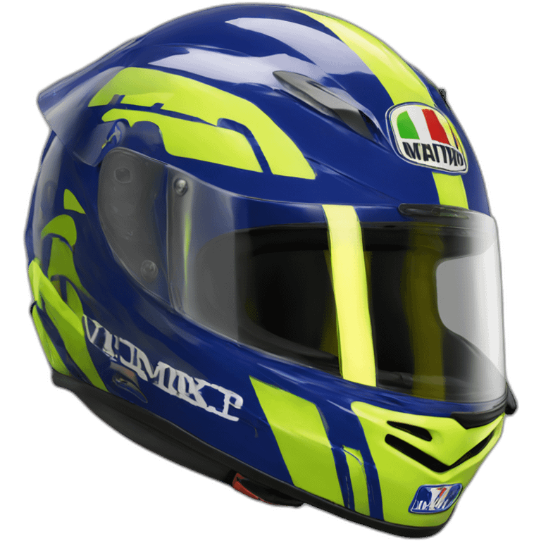 Valentino Rossi helmet emoji