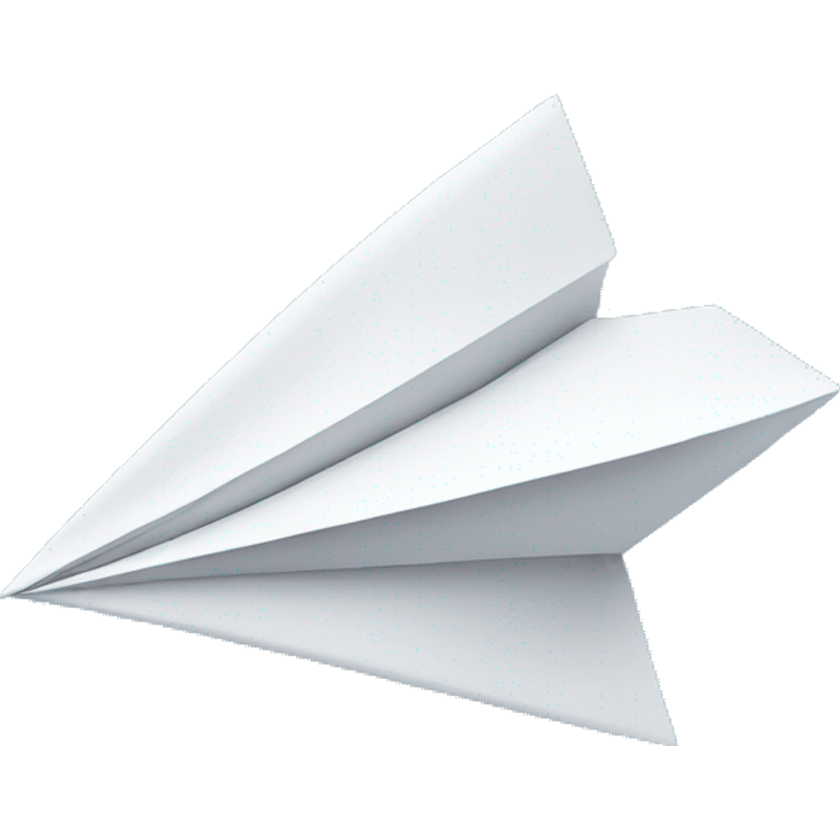 paper airplane on a blue background emoji