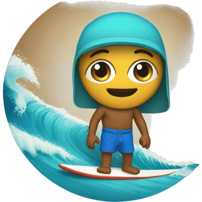 Caybara whit surf emoji