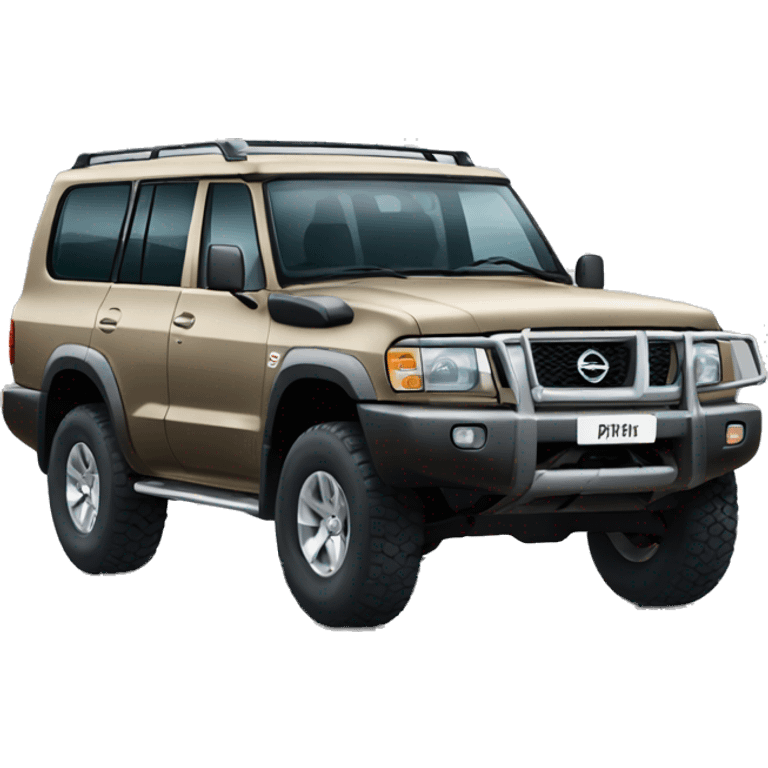 nissan patrol with big wheels emoji