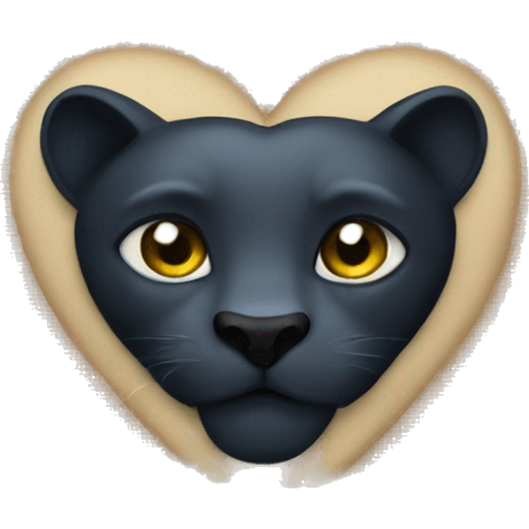 panther heart emoji