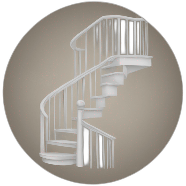 staircase in a circle emoji